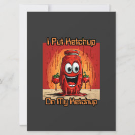 私はケチャップを私のケチャップ、漫画おもしろいに置く