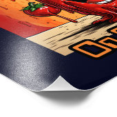 私はケチャップを私のケチャップ、漫画おもしろいに置く フォトプリント (角)