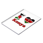 私はケニアが大好きだ ノートブック (左側)