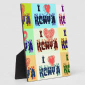 私はケニアが大好きだ。 フォトプラーク (側面)