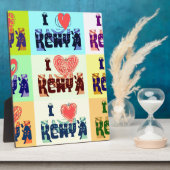 私はケニアが大好きだ。 フォトプラーク (側面)