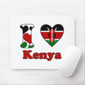 私はケニアが大好きだ マウスパッド (マウス)