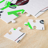 私はケニアXOXOが大好き ジグソーパズル (側面)