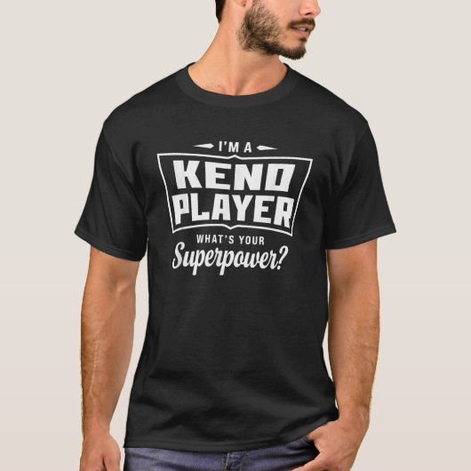 私はケノ選手あなたの超大国Casおもしろいとは Tシャツ (正面)