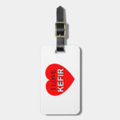 私はケフィアが大好き ラゲッジタグ (正面縦)