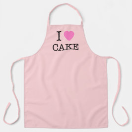 私はケーキが大好き エプロン