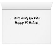 私はケーキのハッピーバースデーカードよりも愛している (内部横(下))