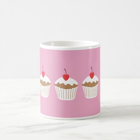 私はケーキを愛します コーヒーマグカップ (中央)