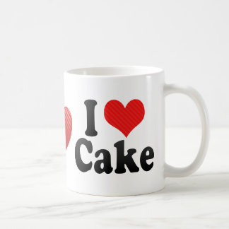 私はケーキを愛します コーヒーマグカップ