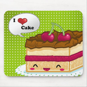 私はケーキを愛します マウスパッド
