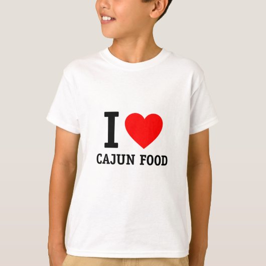 私はケージャン食が大好き Tシャツ (正面)