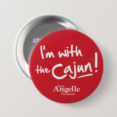 "私はケージャン"ボタンとあります 缶バッジ (正面&裏面)