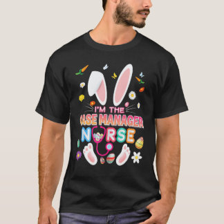 私はケースマネージャーのナースバニーイースターエッグH Tシャツ