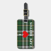 私はケープブレトン旅行パーソナライズされたラベルが大好き。 ラゲッジタグ (正面縦)