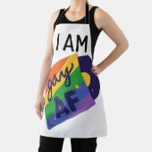 私はゲイおもしろいAF LGBTプライド月 エプロン (インサイチュ)