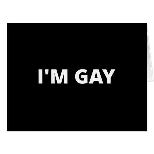 私はゲイです (正面横)