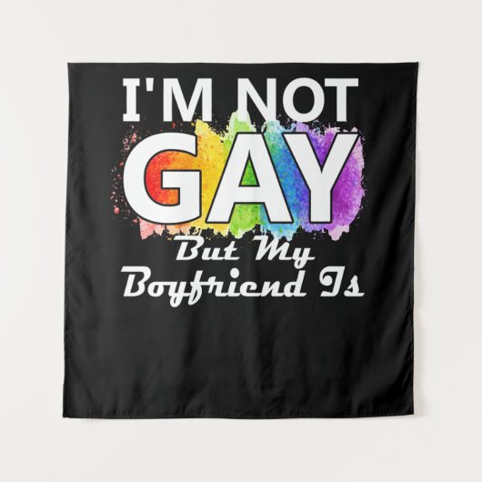 私はゲイではないが彼氏は タペストリー (正面)