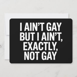 私はゲイではないが、私は正確にゲイLGBTQではない 招待状
