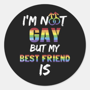 私はゲイではない最高のが、友達はLGBT ラウンドシール