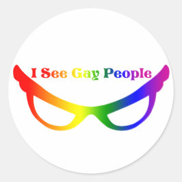 私はゲイの人々を参照 ラウンドシール