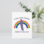 私はゲイカウボーイだったカッコいい ポストカード (スタンド正面)