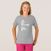 私はゲイグリッター。乗れ。 Tシャツ (正面フル)