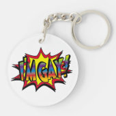 私はゲイバースト キーホルダー (裏面)