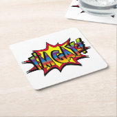 私はゲイバースト スクエアペーパーコースター (アングル)