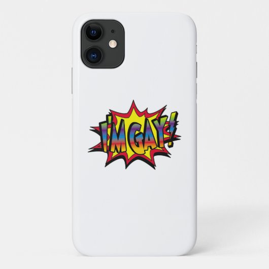 私はゲイバースト Case-Mate iPhoneケース (裏面)