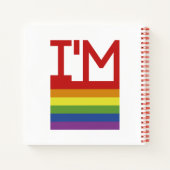 私はゲイ |虹の旗 ノートブック (裏面)