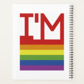 私はゲイ |虹の旗 プランナー手帳 (裏面)