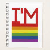 私はゲイ |虹の旗 プランナー手帳 (正面)