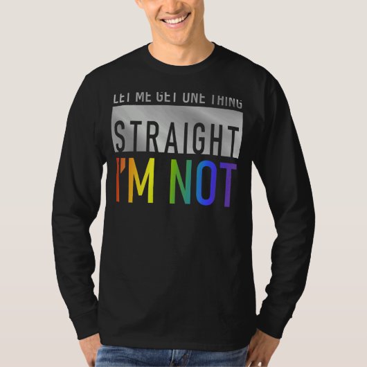 私はゲイLgbtq Fではない Tシャツ (正面)