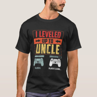 私はゲーマーおじさん妊娠Announにレベルアップ Tシャツ