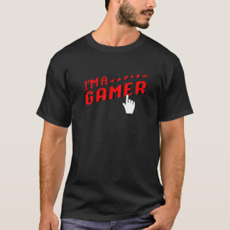 私はゲーマービデオゲームプレーヤーおたくギークPcコンソール Tシャツ