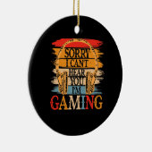 私はゲーマー、私はゲーマーあなたを聞くことができなおもしろいい セラミックオーナメント (右)