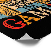 私はゲーマー、私はゲーマーあなたを聞くことができなおもしろいい ポスター (角)