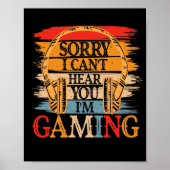 私はゲーマー、私はゲーマーあなたを聞くことができなおもしろいい ポスター (正面)