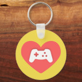 私はゲームが大好きだ キーホルダー (正面)