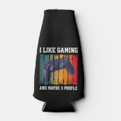 私はゲームが好きで、多分3人が好きだ ボトルクーラー (正面)