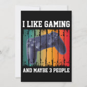 私はゲームが好きで、多分3人が好きだ 招待状 (正面)