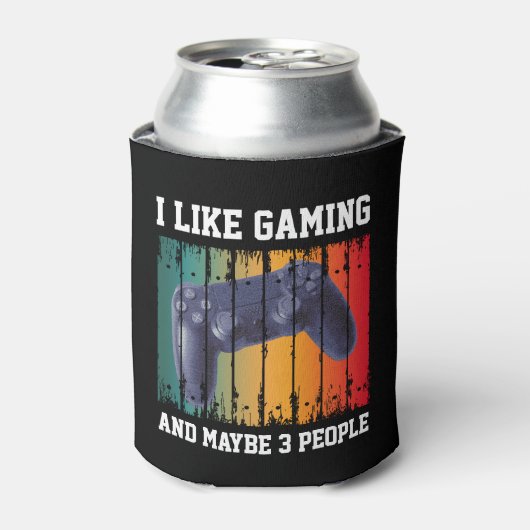 私はゲームが好きで、多分3人が好きだ 缶クーラー (缶正面)
