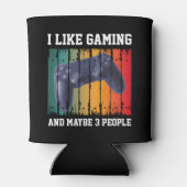 私はゲームが好きで、多分3人が好きだ 缶クーラー (裏面)