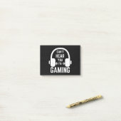 私はゲームのビデオゲーマーである聞こえない ポストイット (デスク上)