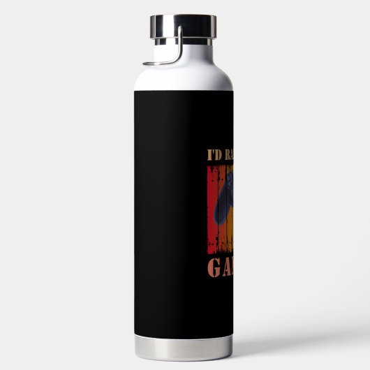 私はゲームをしたい ウォーターボトル (右面)