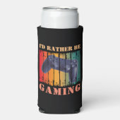 私はゲームをしたい スリム缶クーラー (Seltzer正面)