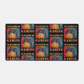 私はゲームをしたい デスクマット (正面)