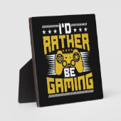 私はゲームをしたい – ビデおもしろいオゲーマー，ゲーム フォトプラーク (正面)