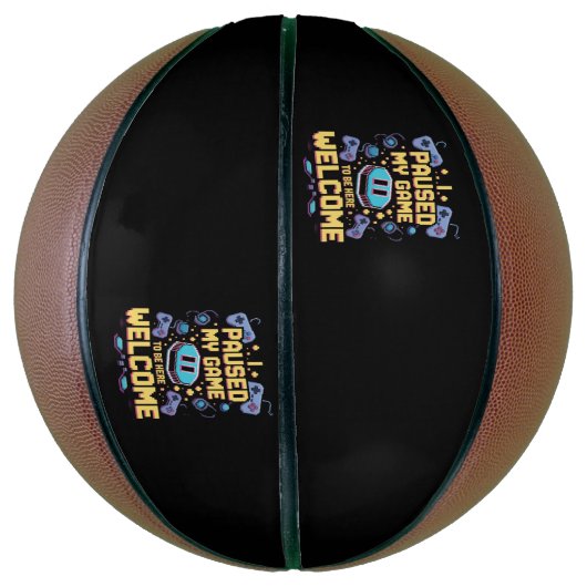 私はゲームを一時停止してここに歓迎ゲーマーギフト バスケットボール (縦)