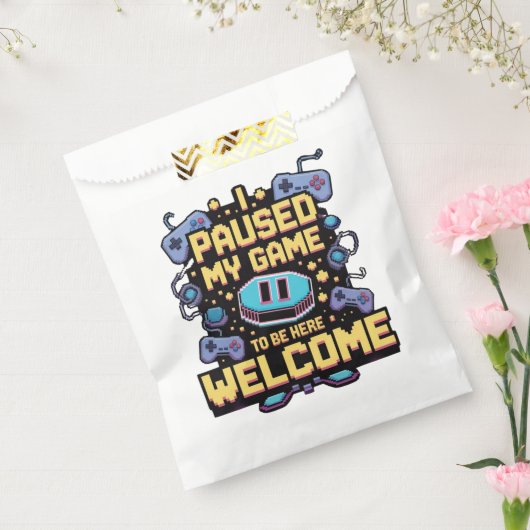 私はゲームを一時停止してここに歓迎ゲーマーギフト フェイバーバッグ (封をした状態)